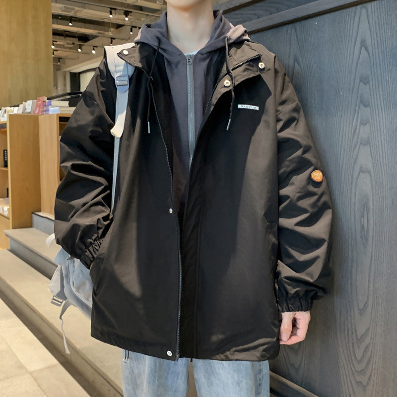 Men's Loose And Versatile Fake Two Coats