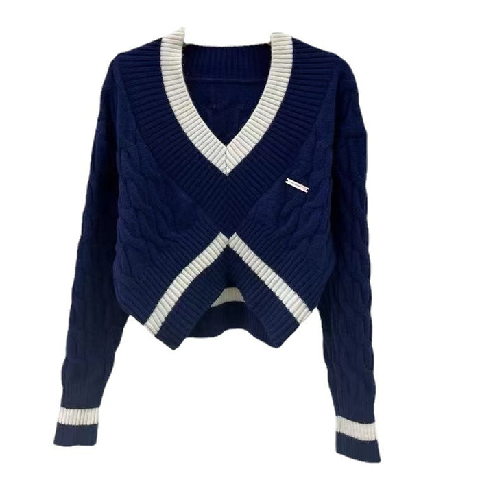 Women's Fashion Knitwear Short Top