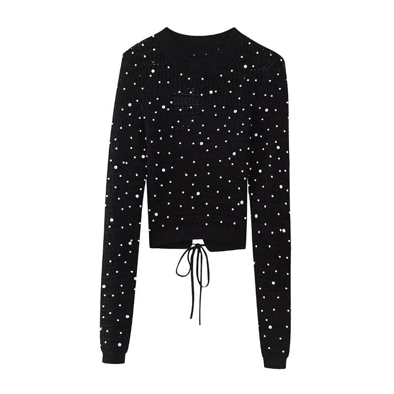 Women's Fashion Short Knitwear Top