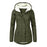 Winter Hooded Jacket Solid Color Warm Buckle Zip-up Fleece Jacket With Pockets Women's Casual Jacket