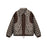 Winter Warm American Retro Plaid Patchwork Cotton-padded Jacket