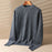 Fall Winter Men Round Neck Winter Trendy Velvet Thickening Sweater