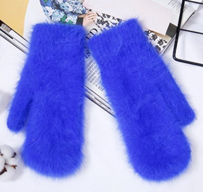 Angora Wool Women's Winter Gloves