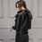 Slim Leather Jacket Motorcycle Leather Women Short