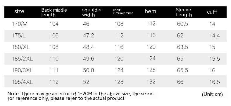 Double Breasted Men's Long Trench Coat Business Casual Lengthened