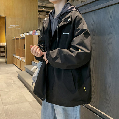 Men's Loose And Versatile Fake Two Coats