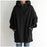 Oversized S-5XL Women Loose Hooded Coats Autumn Female Tie Collar Long Sleeve Zipper Up Add Velvet Long Sweatshirt