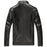 Men's leather leather jacket