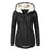 Winter Hooded Jacket Solid Color Warm Buckle Zip-up Fleece Jacket With Pockets Women's Casual Jacket