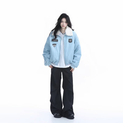 New Winter Cotton-padded Clothes For Girls Thick Warm Jacket