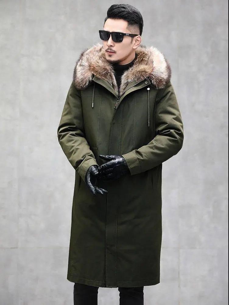 Extra heavy sable coat for men