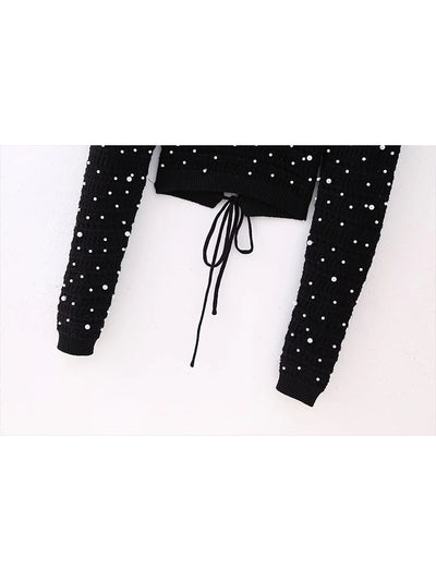 Women's Fashion Short Knitwear Top