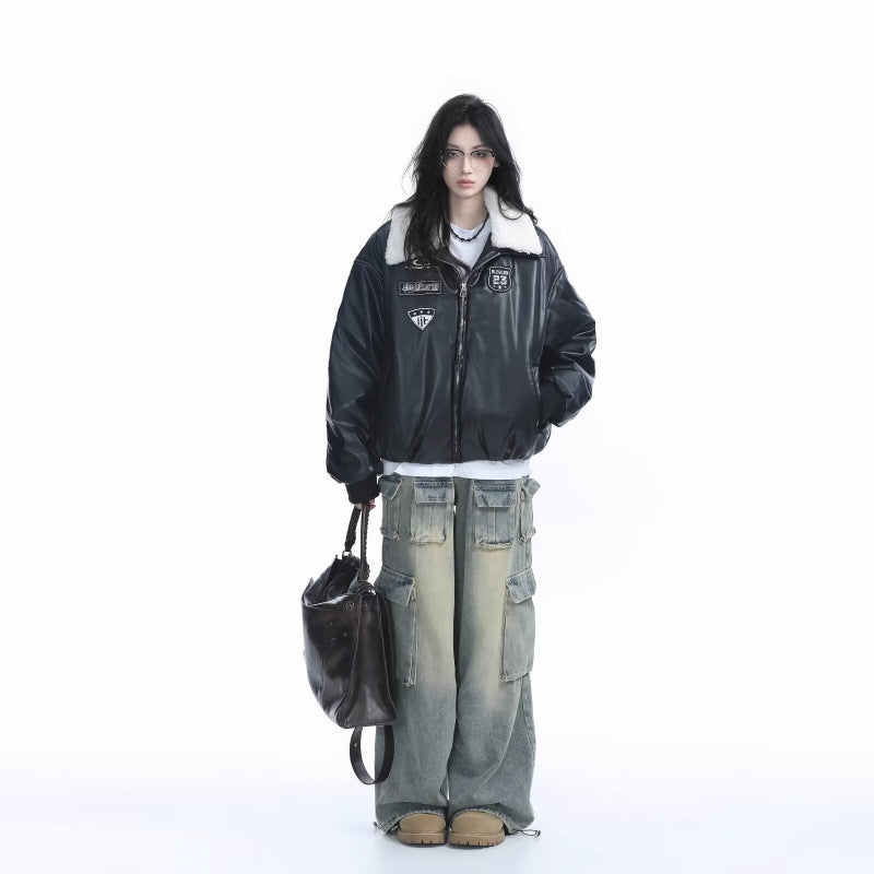 New Winter Cotton-padded Clothes For Girls Thick Warm Jacket