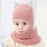 Baby winter scarf hat