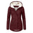 Winter Hooded Jacket Solid Color Warm Buckle Zip-up Fleece Jacket With Pockets Women's Casual Jacket