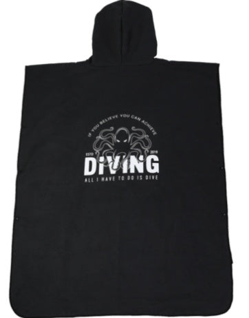 Quick Dry Cape Bath Towel Diving Warm Jacket