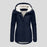 Winter Hooded Jacket Solid Color Warm Buckle Zip-up Fleece Jacket With Pockets Women's Casual Jacket