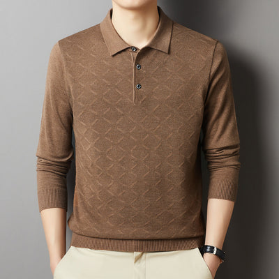 Knitwear Men's Long-sleeved Lapel