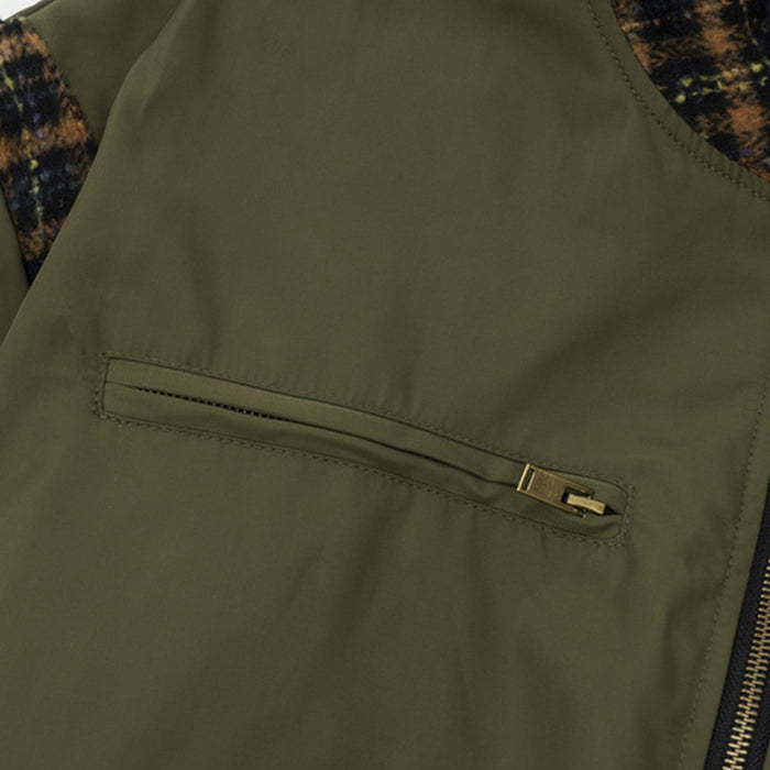 Fashion Stitching Flight Jacket Men