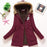 Hooded Winter Jacket Women Fashion Warm Coats Ladies Tops
