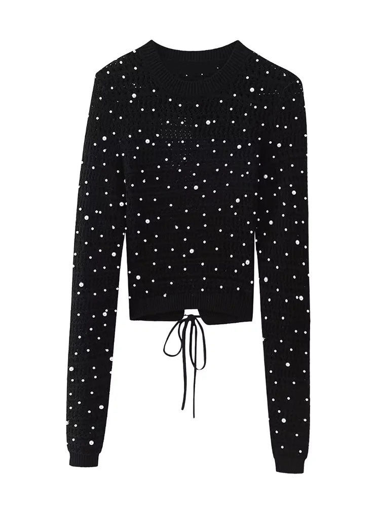 Women's Fashion Short Knitwear Top