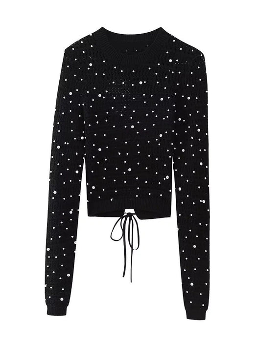 Women's Fashion Short Knitwear Top