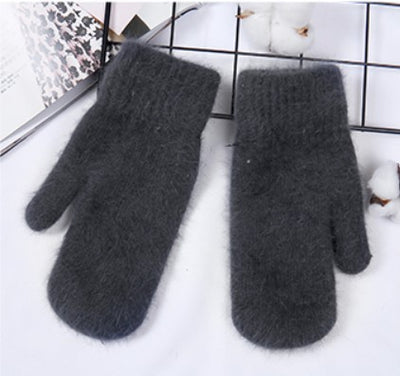 Angora Wool Women's Winter Gloves