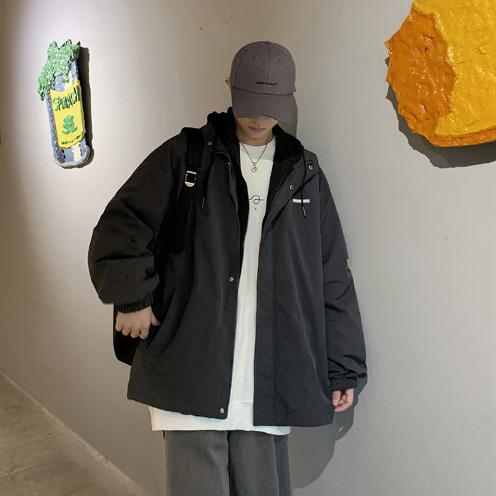 Men's Loose And Versatile Fake Two Coats