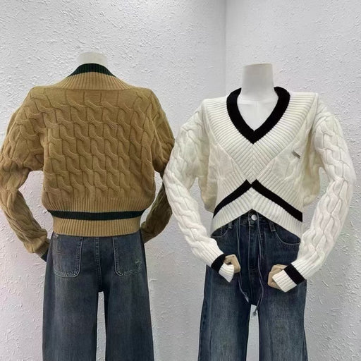 Women's Fashion Knitwear Short Top