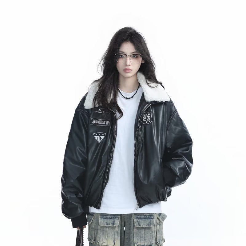 New Winter Cotton-padded Clothes For Girls Thick Warm Jacket