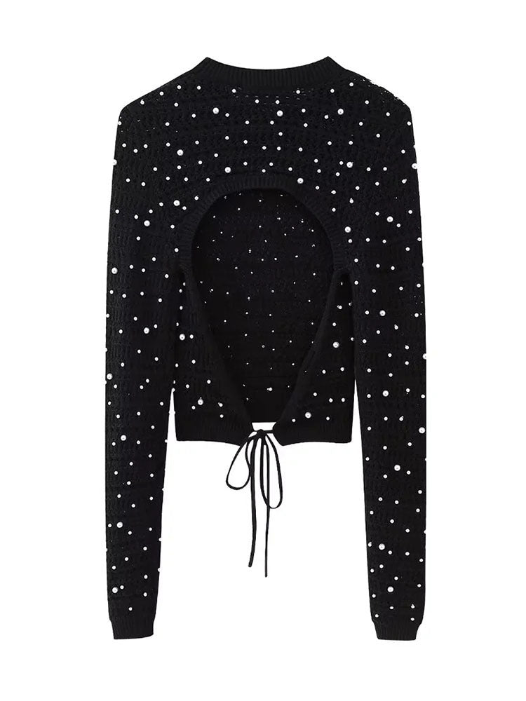 Women's Fashion Short Knitwear Top