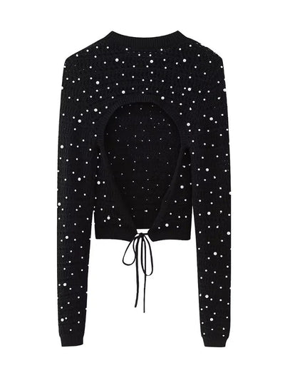 Women's Fashion Short Knitwear Top