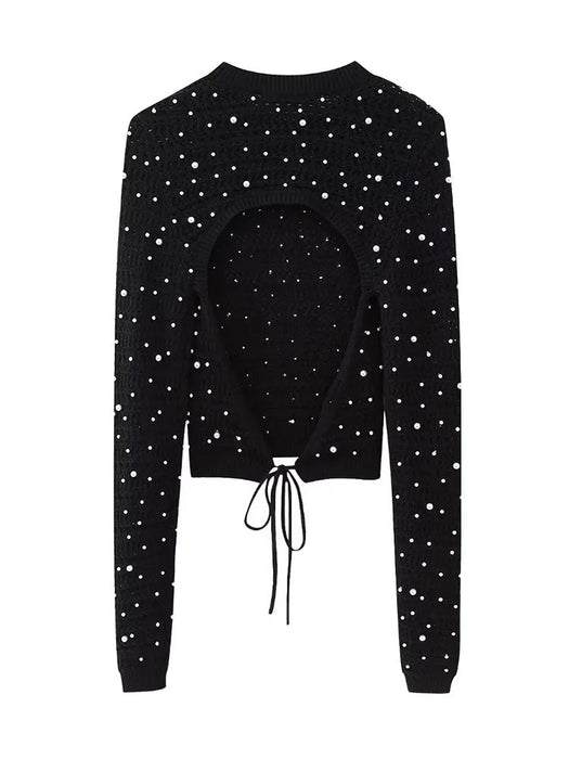 Women's Fashion Short Knitwear Top