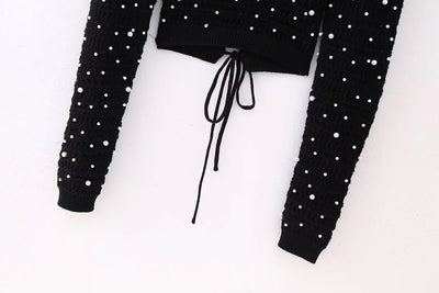 Women's Fashion Short Knitwear Top