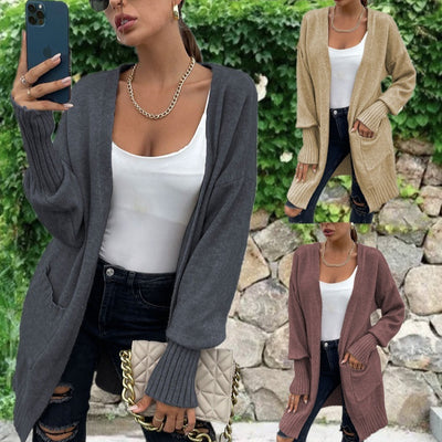 Casual Loose Pockets Knitwear Sweater