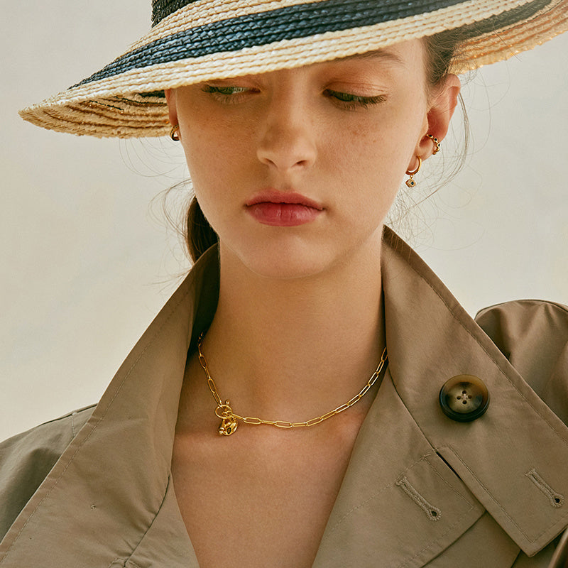 Vintage Accessories Autumn And Winter Choker Collarbone Chain