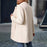 Womens Elegant Single Breasted Coat Long Sleeve Mid Winter Overcoat Work Office Coats