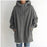 Oversized S-5XL Women Loose Hooded Coats Autumn Female Tie Collar Long Sleeve Zipper Up Add Velvet Long Sweatshirt