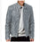 Pu Leather Collar Slim Leather Jacket