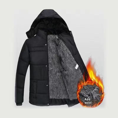 Warm Coat Winter Cotton Dress Men