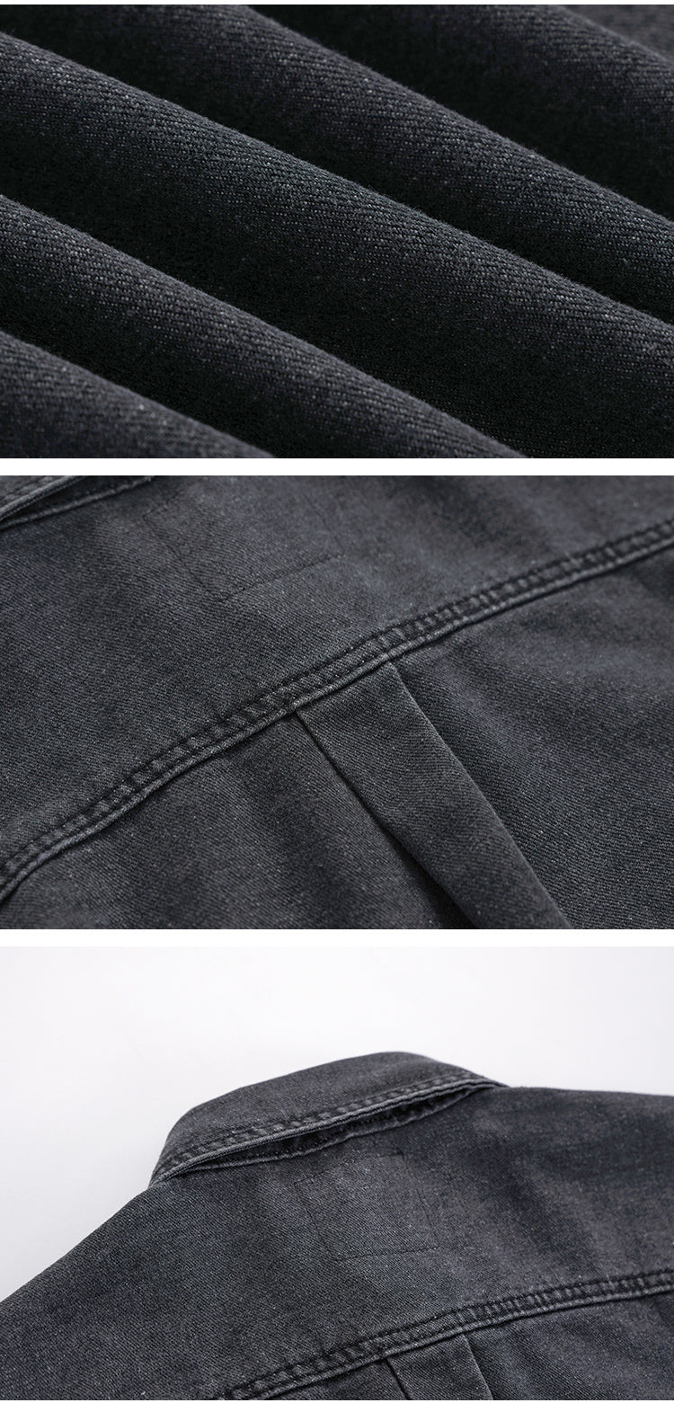 Men's Autumn Loose Washed Denim Shirt Jacket