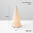 Ceramic Christmas Tree Desktop Decoration Luminous Christmas Small House Christmas Snowman